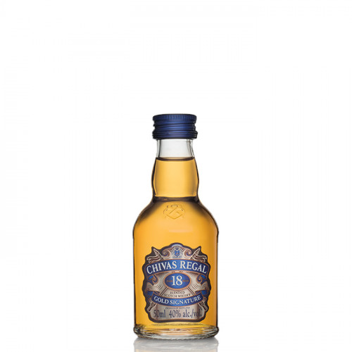 Chivas Regal - 18 Year Old - 50ml Miniature | Blended Scotch Whisky