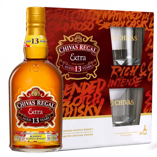 Chivas Regal 13 Year Old - Extra - Gift Pack | Blended Scotch Whisky