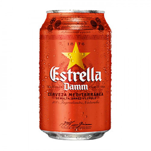 Estrella Damm - 330ml (Can) | Spanish Beer