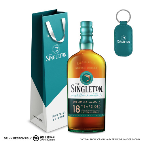 The Singleton - Dufftown - 18 Year Old with FREE Gift Bag & Keychain