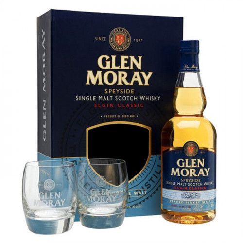 Glen Moray - Classic Peated Gift Pack | Single Malt Scotch Whisky