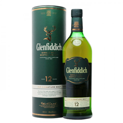 Glenfiddich - 12 Year Old - 1L | Single Malt Scotch Whisky