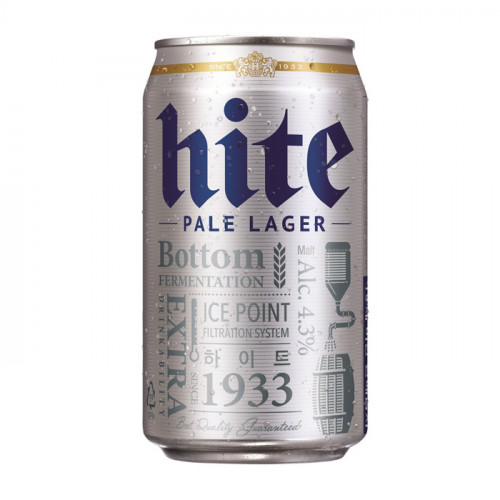 Hite - 355ml (Can) | South Korean Beer
