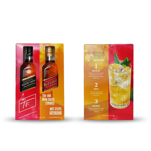 Johnnie Walker - 200ml Miniature Gifting Kit | Blended Scotch Whisky