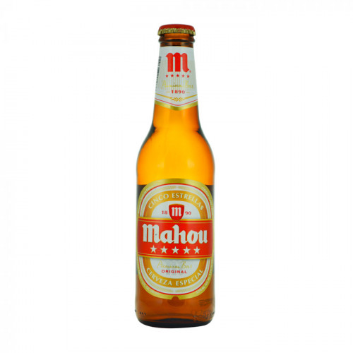 Mahou - Cinco Estrellas 330ml (Bottle) | Spanish Beer