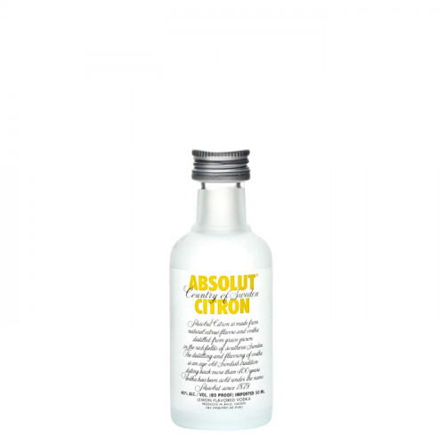 Absolut - Citron - 50ml Miniature | Swedish Vodka