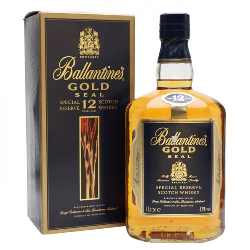 Ballantine's Gold Seal 12 Year Old 1L | Blended Scotch Whisky | Philippines Manila Whisky