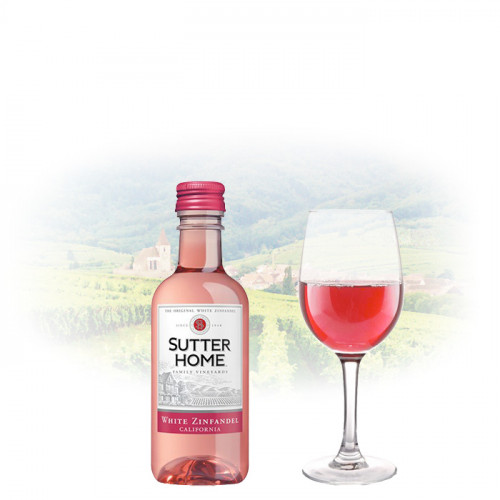 Sutter Home - White Zinfandel - 187ml Miniature | Californian Pink Wine