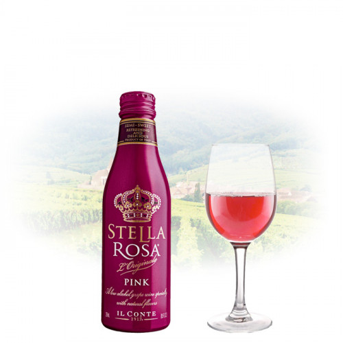 Stella Rosa - Pink Semi-Sweet 250ml Miniature | Italian Pink Wine