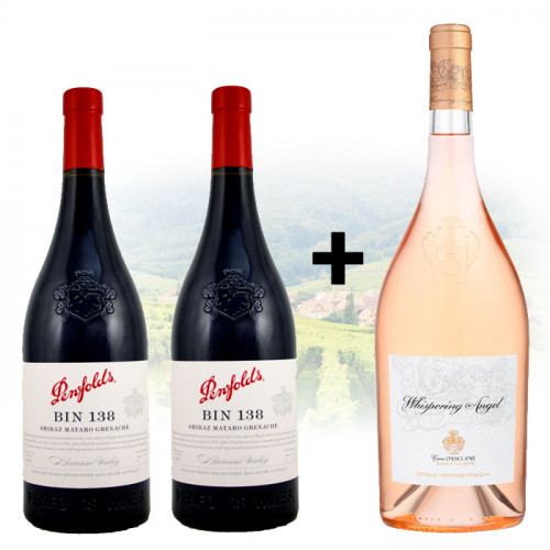 PROMO BUY 2 Penfolds - Bin 138 and GET 1 FREE 1.5L Chateau d'Esclans - Whispering Angel