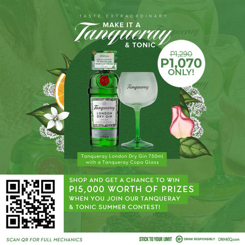Tanqueray - Imported - 750ml with FREE Copa Glass