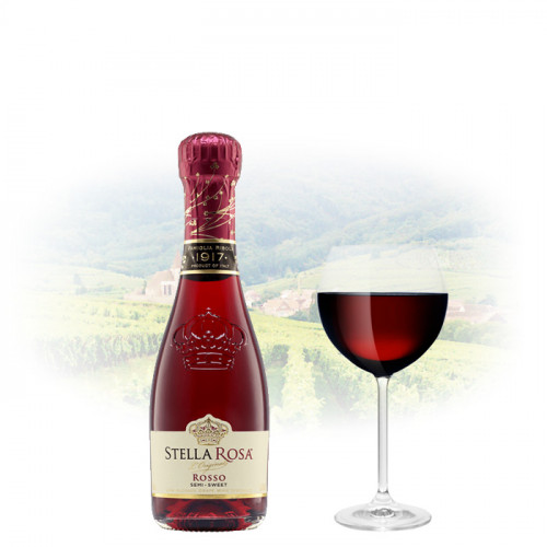 Stella Rosa - Rosso (Semi-Sweet) - 187ml Miniature | Italian Red Wine