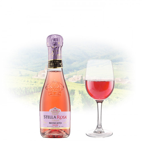 Stella Rosa - Moscato Rosé (Semi Sweet) - 187ml Miniature | Italian Pink Wine