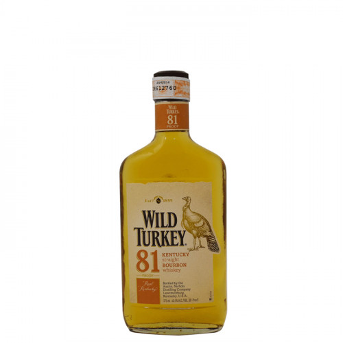 Wild Turkey - 81 Proof Bourbon 375ml | Kentucky Straight Bourbon Whiskey
