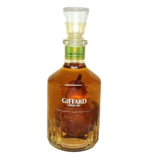 Giffard - Carafe Eau de Vie de Poire William (with pear inside) | French Liqueur