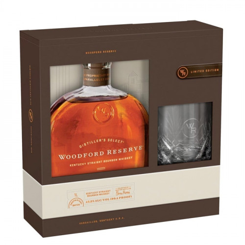 Woodford Reserve - Distiller's Select - 1L - Gift Pack | Kentucky Straight Bourbon Whiskey