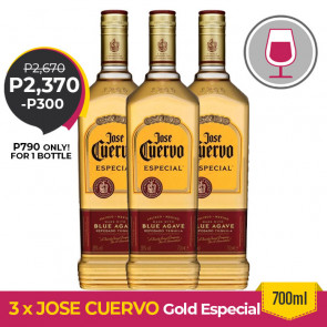 PROMO: 3 x Jose Cuervo - Gold Especial - 700ml