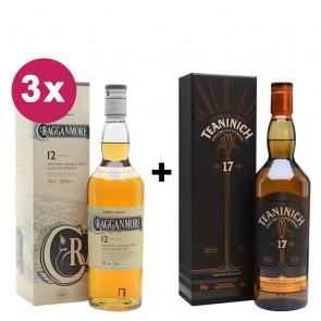 Diageo Bundle | 1 Teaninich 17 Year Old + 3 Cragganmore 12 Year Old