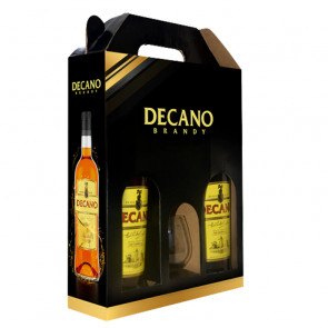 Decano Brandy Twin Bundle with Glass | Spanish Brandy