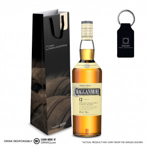 Cragganmore 12 Year Old - 700ml with FREE Gift Bag & Keychain