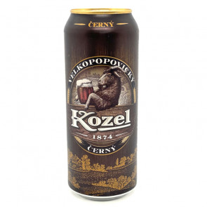 Kozel Černý Dark - 500ml (Can) | Czech Beer