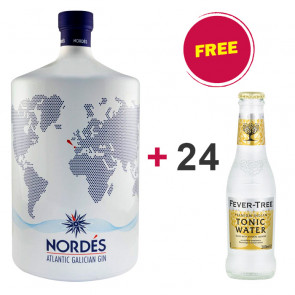 BUY 1 Nordés Gin 3L GET 24 FREE Fever Tree Indian Tonic
