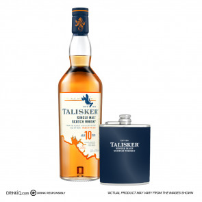 Talisker 10 Year Old with FREE Flask | Single Malt Scotch Whisky