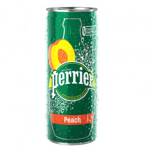Perrier - Natural Sparkling Peach 250ml | Mineral Water