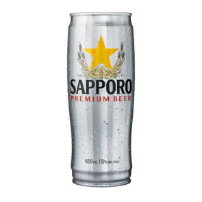 Sapporo Premium Beer - 650ml (Can) | Japan Beer