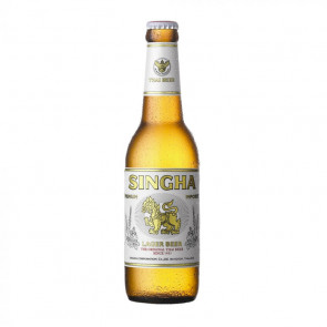 Singha Lager Beer - 330ml (Bottle) | Thai Beer
