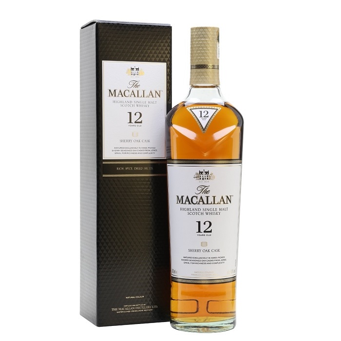 The Macallan 12 Year Old Sherry Oak Cask Single Malt Scotch Whisky