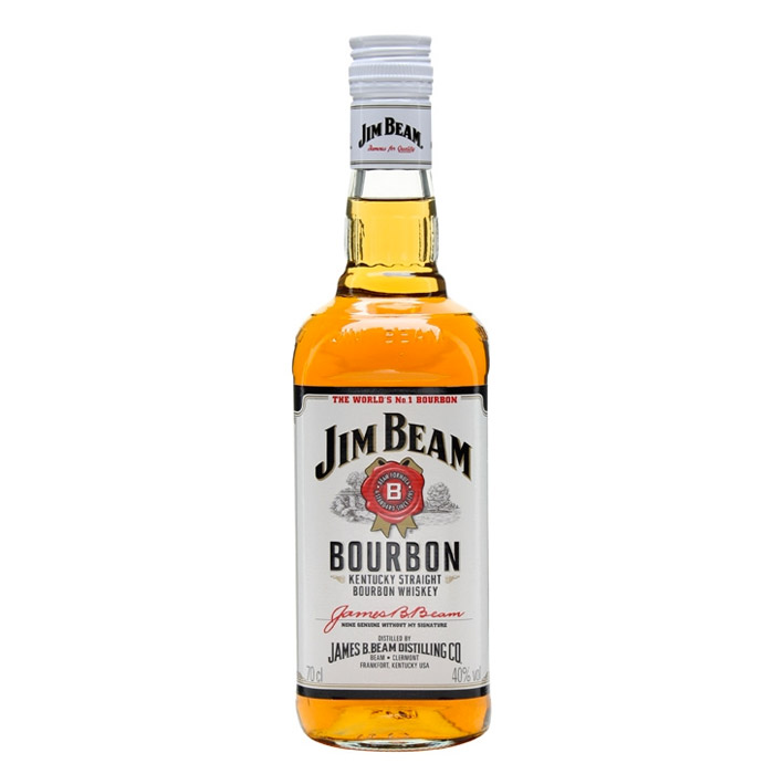 Jim Beam - White Label Bourbon - 750ml | American Whiskey